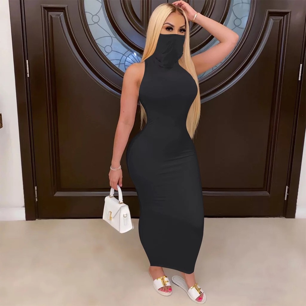 Bodycon dress /Mask